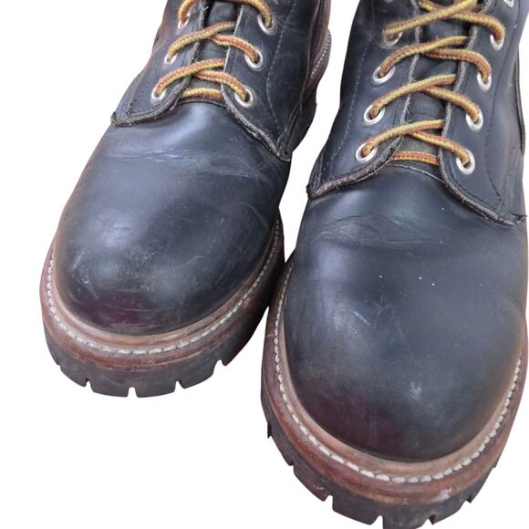 Red Wing Shoes Mens #699 LoggerMax Soft Toe Logger Leather Work Boots Size 8.5 - Picture 8 of 12